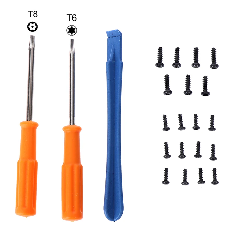 Game Tools Kit For Xbox One X S Slim/ Elite Gamepad Controller Torx T8H T6 Screwdriver Tear Down Repair Tool With Screws