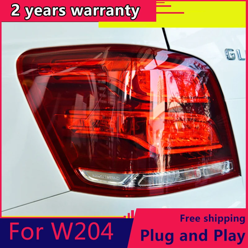 

For Mercedes-Benz GLK200 GLK260 GLK300 LED 2008-2015 Taillight Rear Lamp Parking Brake Turn Signal Lights