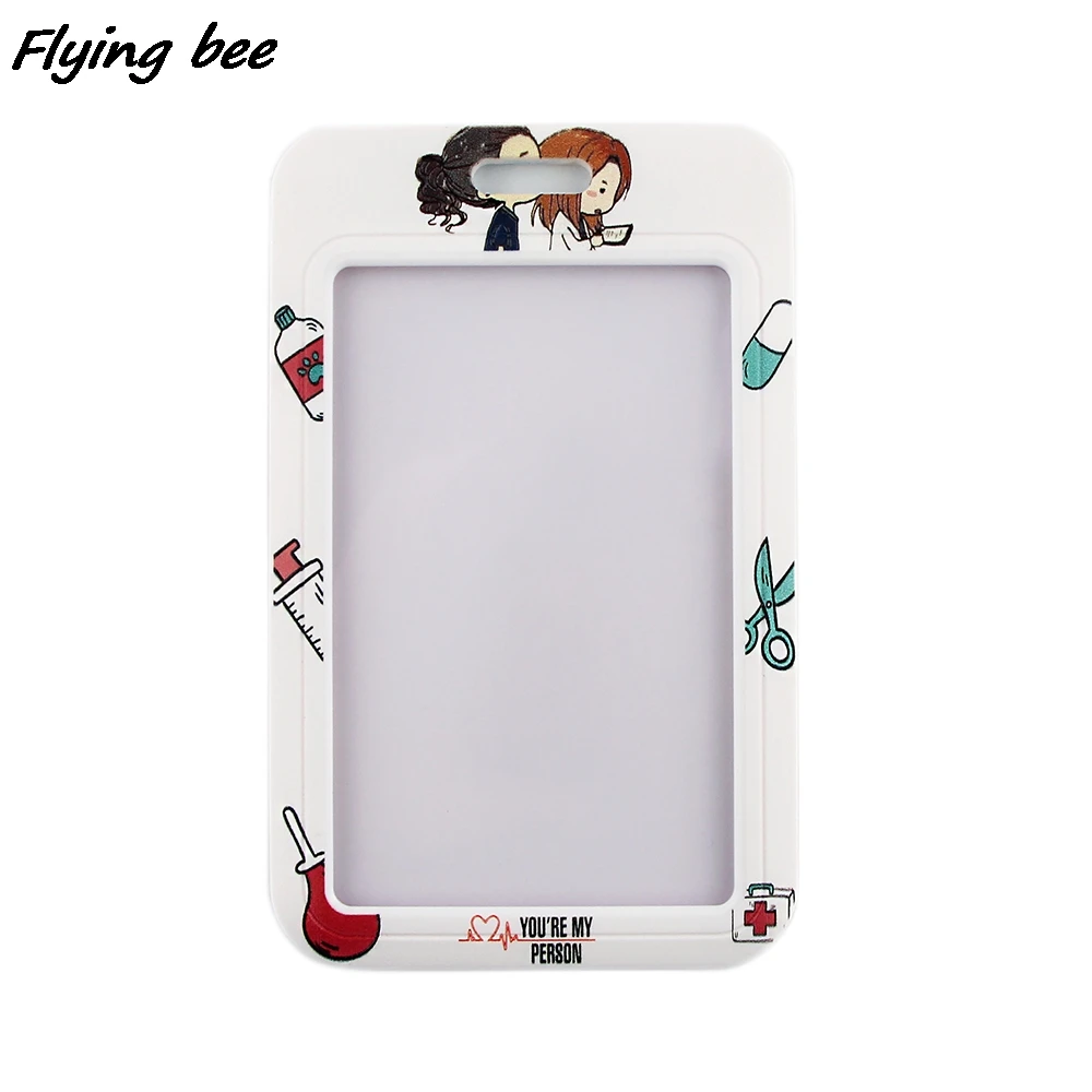 Flyingbee X1279 Màu Xám Của Giải Phẫu Học Thời Trang Dây Buộc Bus ID Tên Tác Phẩm Đựng Thẻ Cho Y Tá Bác Sĩ Nhà Khoa Học Giáo Sư