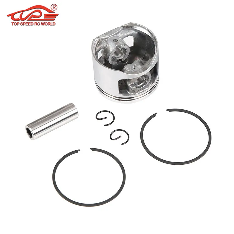 Nhẫn Đôi Bộ Kit Piston Cho 45CC Động Cơ Phù Hợp Với 1/5 HPI ROFUN ROVAN KM BAJA Losi 5ive T FG GoPed RedCat xe Đua Phần