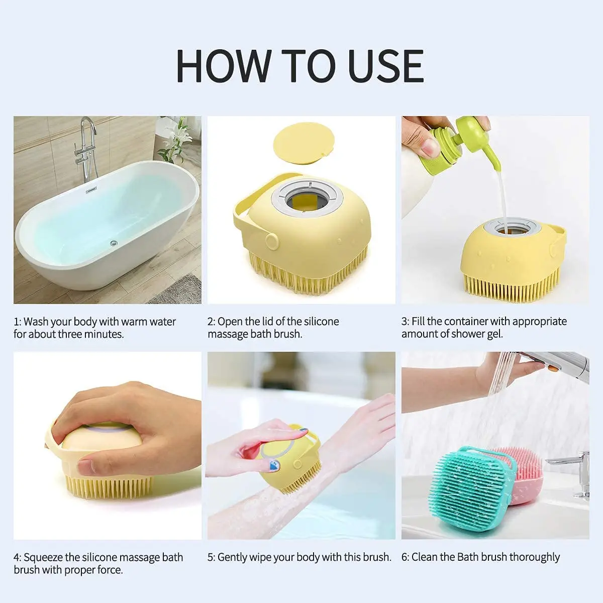 Upgrade Pet Grooming Glove Bath Brush with Soap and Shampoo Soft Silicone Massage Brush Glove Dogs Cats Paw Bath Clean Tools