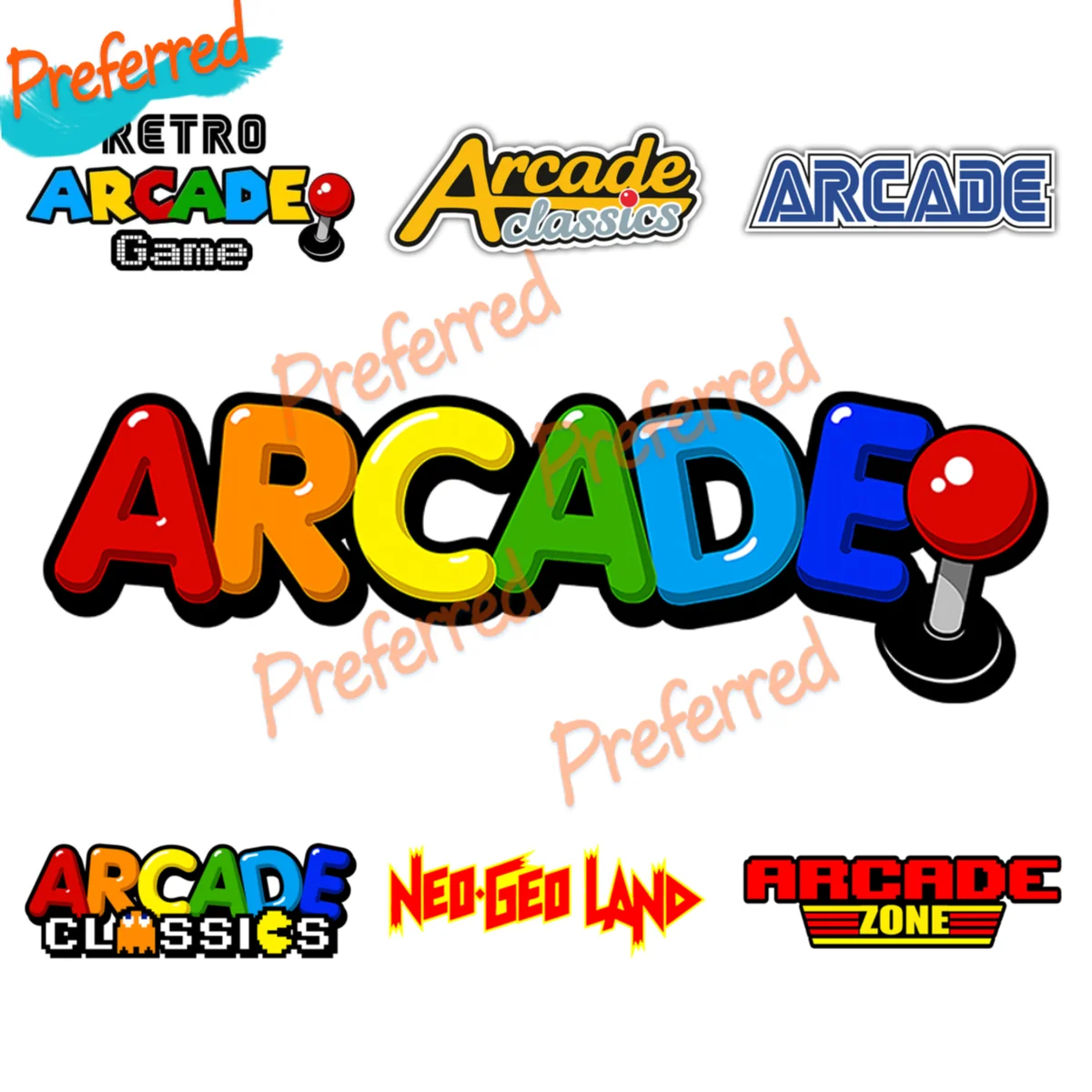 Personality Car-styling Retro Arcade Game Decal Motocross Racing Laptop Helmet Trunk Wall Vinyl Car Sticker Die Cutting