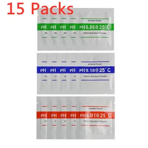 15 buah / banyak 4.01 6.86 9.18 PH Meter Titik Kalibrasi PH Buffer Bubuk Mengukur Solusi Kalibrasi untuk PH Test Meter 12 bubuk kalibrasi ph penjualan terbaik - №