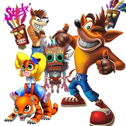 STICKY Game Crash Bandicoot Car Sticker Decal DecorMotorcycle Off-road Sticker Laptop Decal Vinyl