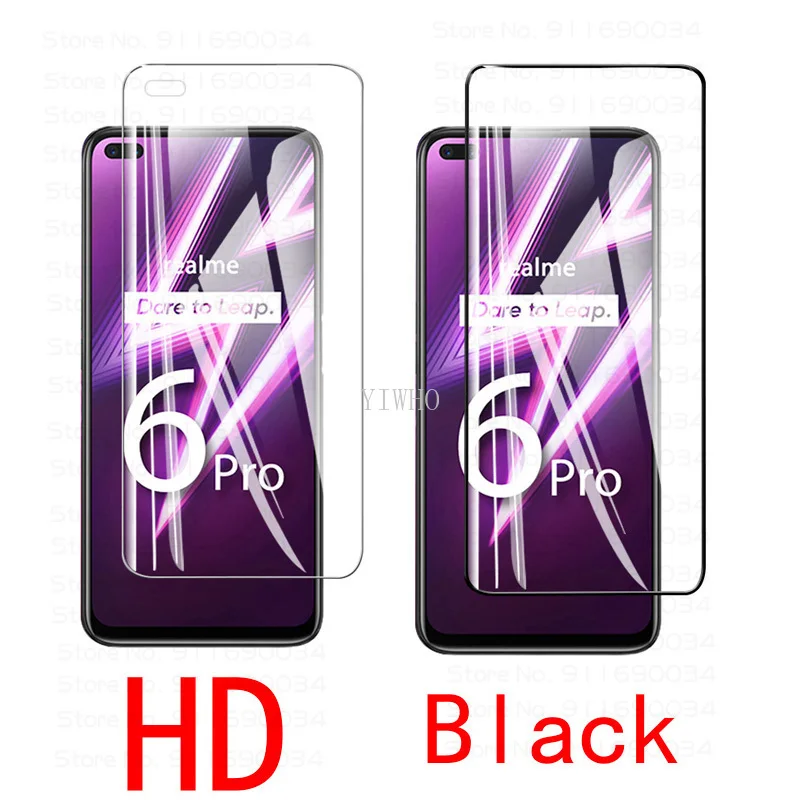 Glass on Realme 6 Pro Tempered Glass for Oppo Realme 5 6 7 Pro 5i 6i 7i Phone Screen Protector on Realme 6Pro Camera Lens Film