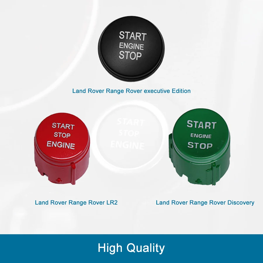 New Car Start Stop Engine Switch Push Button Cover  For Land Rover Range Rover Executive Edition LR2 Discovery Auto Accessories