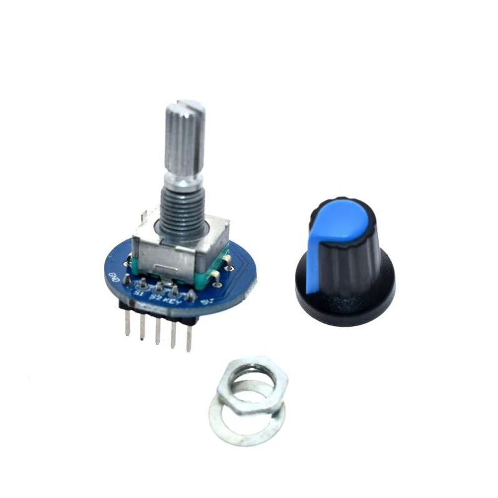 Modulo Encoder rotativo da 10 pezzi per lo sviluppo del sensore di mattoni Arduino tappo della manopola del potenziometro rotante Audio rotondo EC11