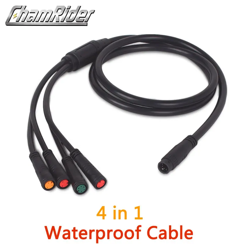 Waterproof cable for electric bike Julet 1 to 4 main cable Electric bicycle accessories