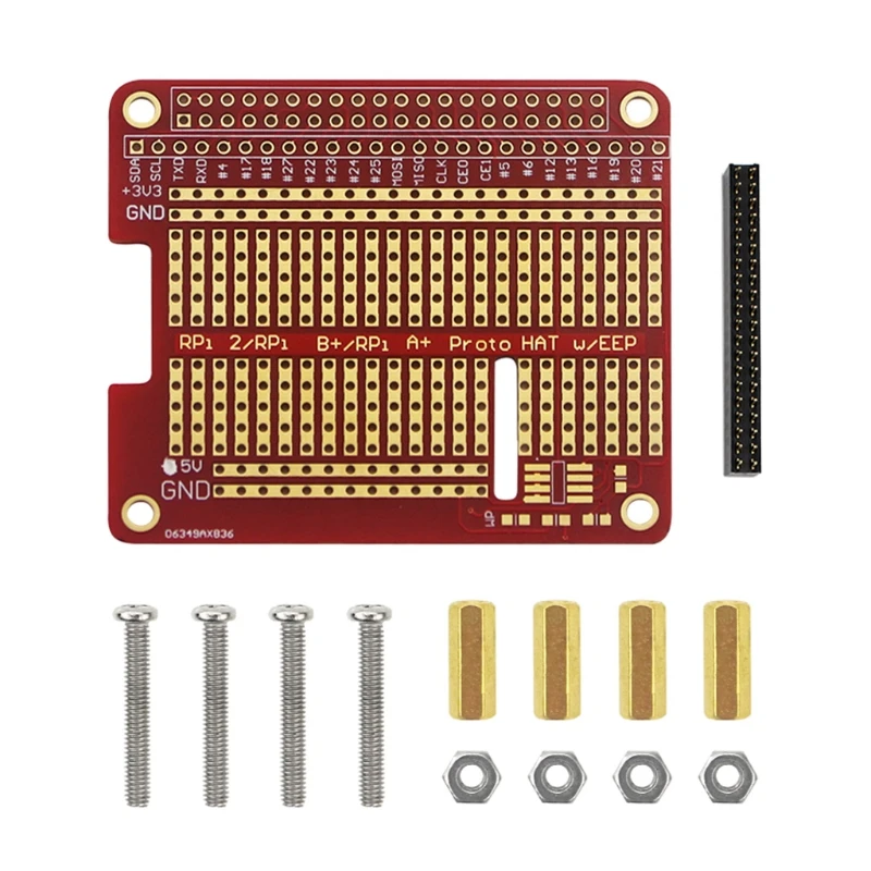 Удлинительная плата, прототип отверстий Peg Proto Hat Shield для Raspberry Pi 4B Model RPI GPIO 3B 2B B +