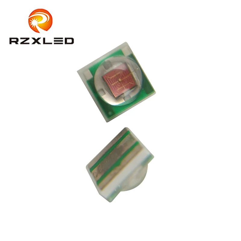 

50PCS/lot 1W 3W 3535 SMD High Power Amber LED diode Chip light emitter yellow 590NM to 595NM instead of XPE XP-E led