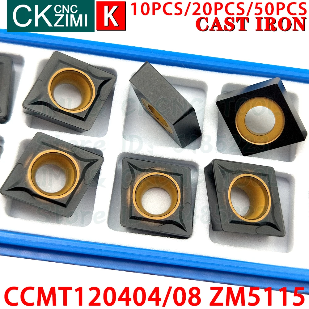CCMT120404 ZM5115 CCMT120408 ZM5115 Твердосплавные вставки Внешние тюнинговые вставки Инструменты Токарный станок с ЧПУ Режущие инструменты CCMT 1204 Для чугуна