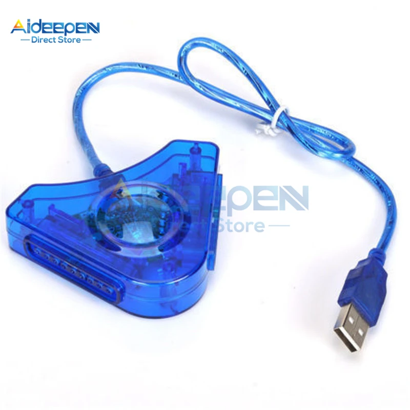 USB2.0 PS PS2 to PC Interface Adapter Cable For PS2 PSX to PC USB Controller Dual Playstation 2PC USB Joypad Game Controller