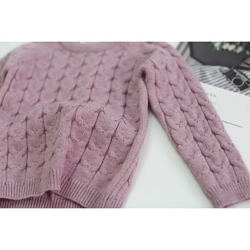 Infant Baby Boys Girls Knit Base Shirt Long Sleeve Top + Pants Clothing Sets Autumn Winter Kids Pure Color Boy Girl Suit Clothes