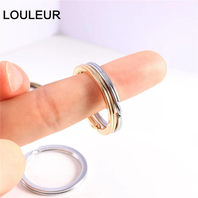 Louleur Hohe Qualität Schlüsselring Split Ring Schlüssel Ring Für Schlüssel Kette Schlüsselbund Diy Schmuck Machen Sleutelhanger Schlüssel Ringe Großhandel – Detail 4