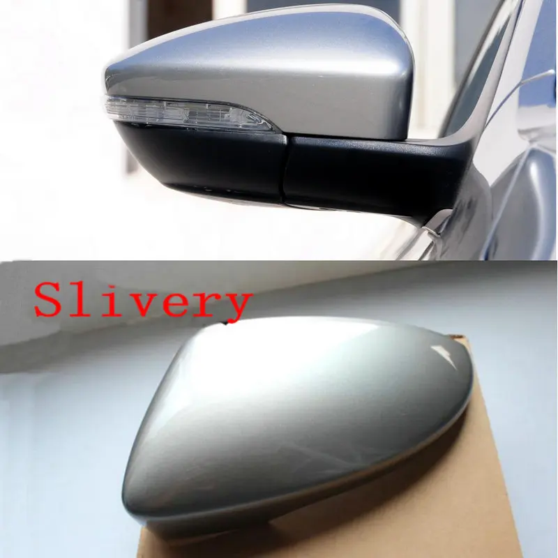 For Jetta 2012-2018 Outside reversing mirror housing Rear view mirror cover Reflector frame silvery