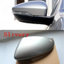 For Jetta 2012-2014 Outside reversing mirror housing Rear view mirror cover Reflector frame silvery