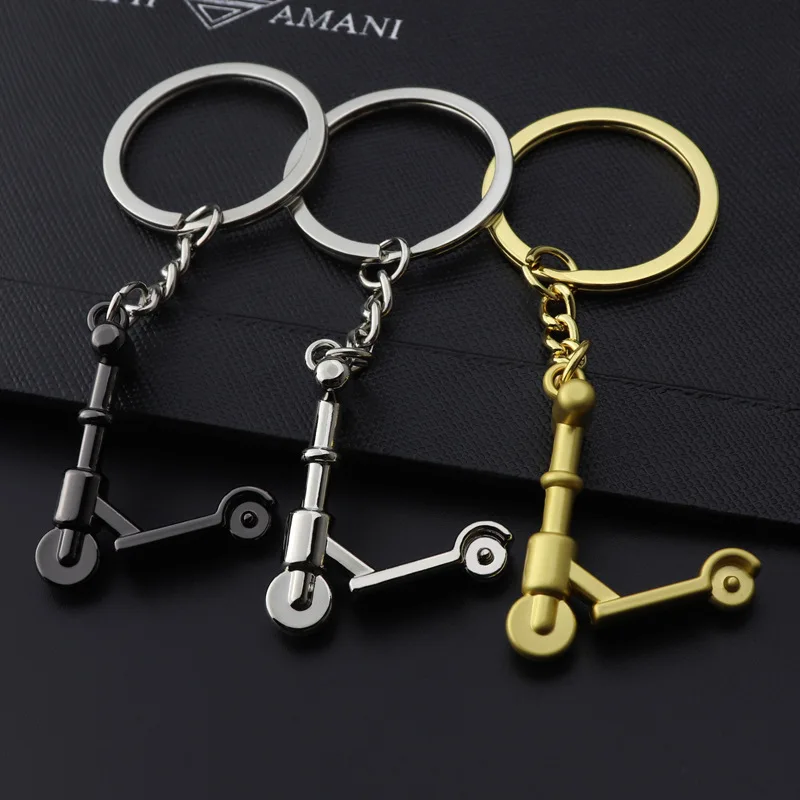 Children's Bicycle Keychain Scooter Key Chain Car Children's Bicycle KeyRing Customized Gifts K4250