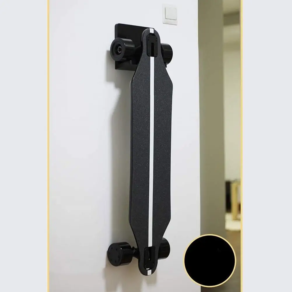 Skateboard Wall Mount Longboard Storage Display Holder Buckle Acrylic Hanger Rack Non-slip Holder for Electric Acoustic Guitars