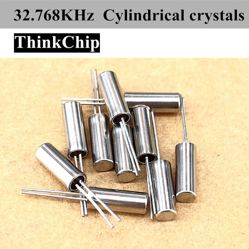 مجموعات من سلسلة مذبذب الكريستال 32.768 ، 12 ، 5PF/6PF ، كوارتز سلبي ، اهتزاز كريستالي ، أسطواني ، 3*8 مللي متر/2*6 مللي متر ، 50 قطعة