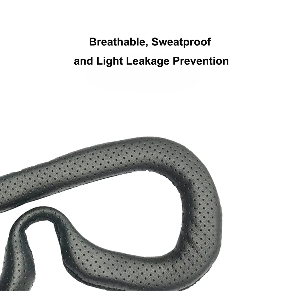 Chất Liệu Da PU Mềm Mặt Xốp Mặt Nạ Mắt Miếng Lót Cho HTC Vive VR Tai Nghe Thoáng Khí Mặt Nạ Mắt Dành Cho Oculus VR phụ Kiện