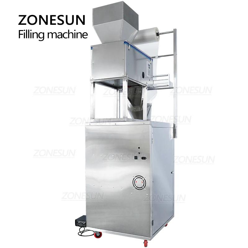 ZONESUN 999g 자동 분말 쌀 식품 재료 봉투 성형 충전 및 밀봉 기계 포장 기계