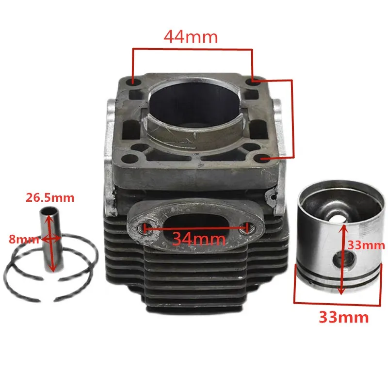 TUE26 Cylinder piston ring Circlip kit For Mitsubishi TUE26 Engine replacement parts