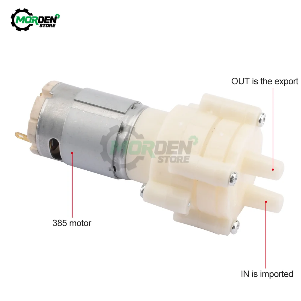 Priming Diaphragm Mini Pump Spray Motor 12V Micro Pumps For Water Dispenser Max Suction  Power Supply