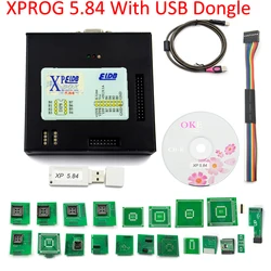 2023 New XPROG 5.84 Firmware V4.4 And Add More Authorization Black Metal Box XPROG-M V5.55 V5.70 V5.84 X-PROG V5.84