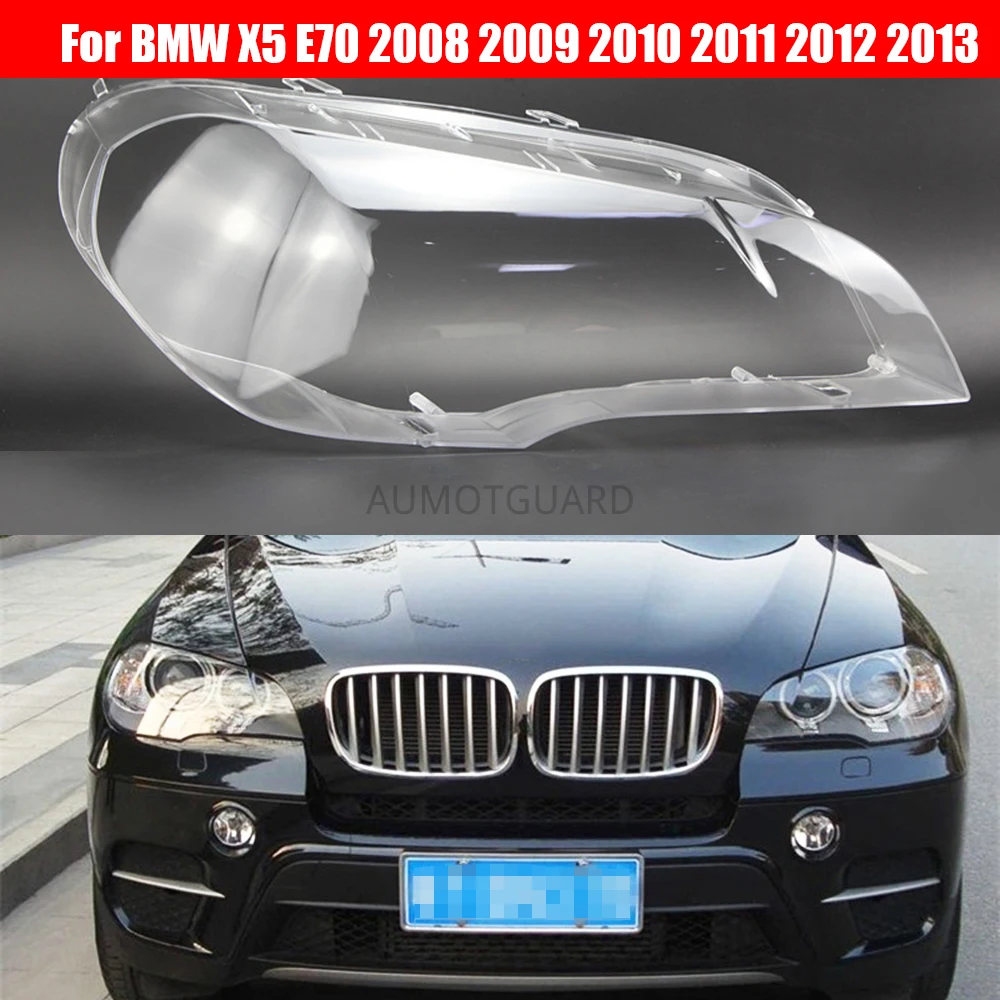 

Car Headlight Lens For BMW X5 E70 2008 2009 2010 2011 2012 2013 Lens Auto Shell Cover Car Headlight Headlamp