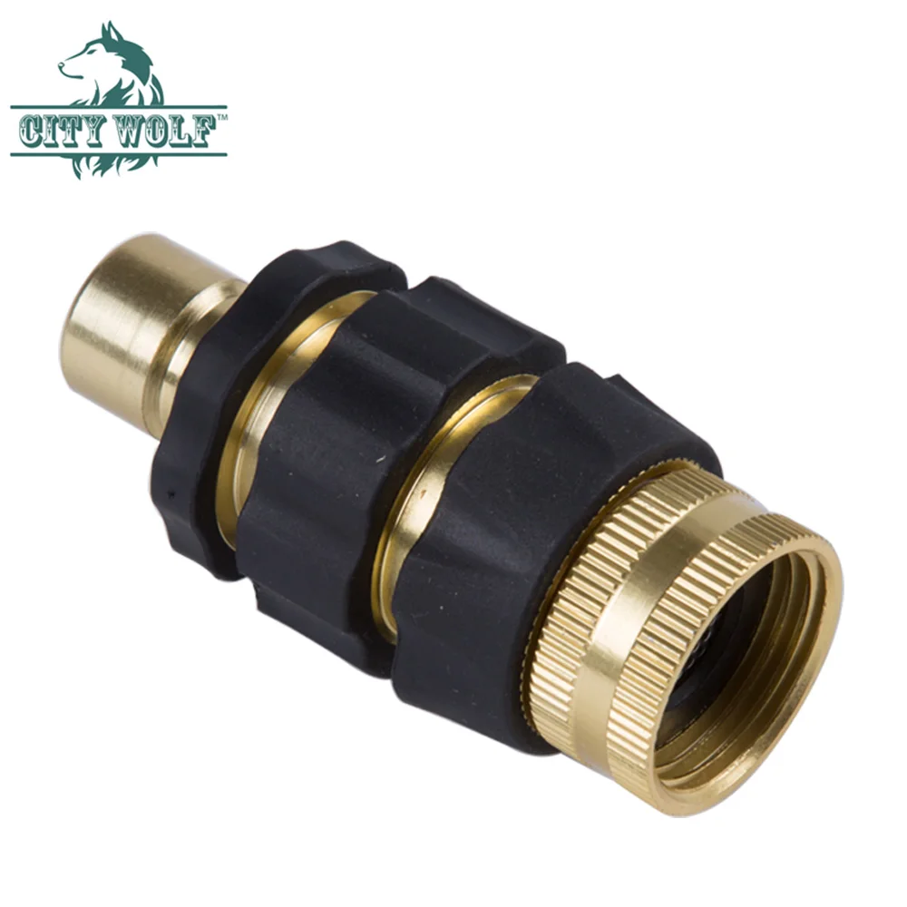 M26 Garden Hose Pressure Washer Quick Connector Kit Male Female Nylon Grip