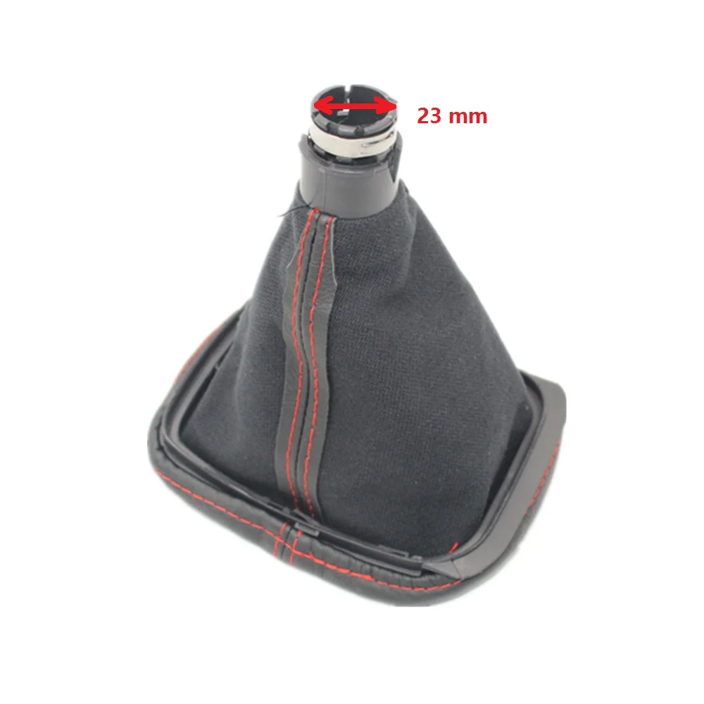 For Seat Leon 2000 2001 Car Styling 5 Speed 6 Speed 23 mm Insert Hole Car Gear Stick Shift Level Knob With Leather Boot