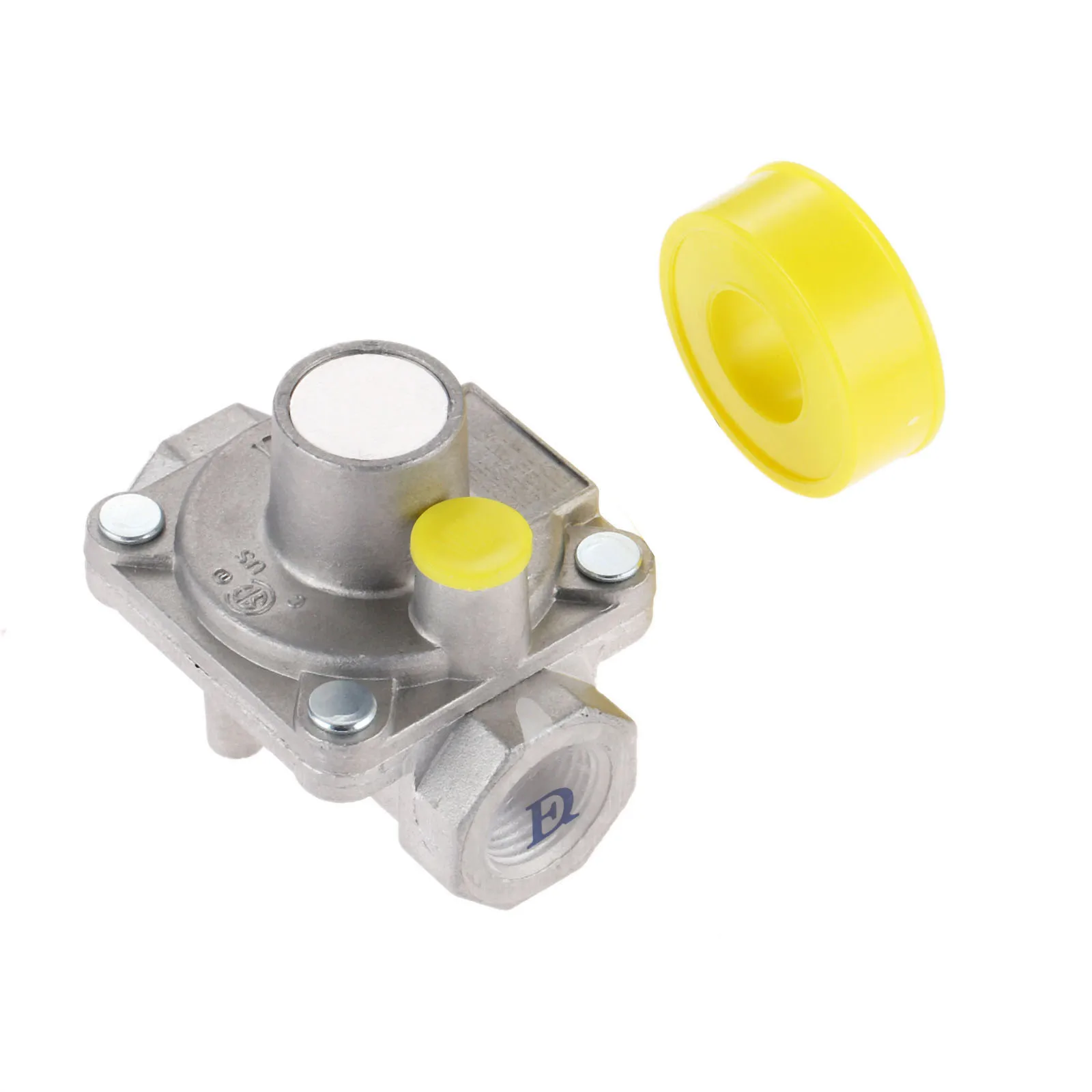 3/8 NPT Regulator for NG Gas NPT Natural Gas Low Pressure Regulator 5 Water Column Range with Gas Line Pipe Thread Tape