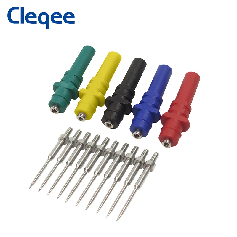 Cleqee P8002 HT307 Needle Back Test Probe Pin Screw Auto Diagnostic Test Handheld Oscilloscope Set Acupuncture Repair Tool