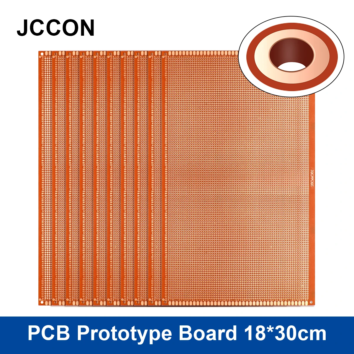 10Pcs PCB Prototype Board 18x30 cm Circuit Protoboard Universal DIY Matrix Single Row Continuous Hole Soldering Plate