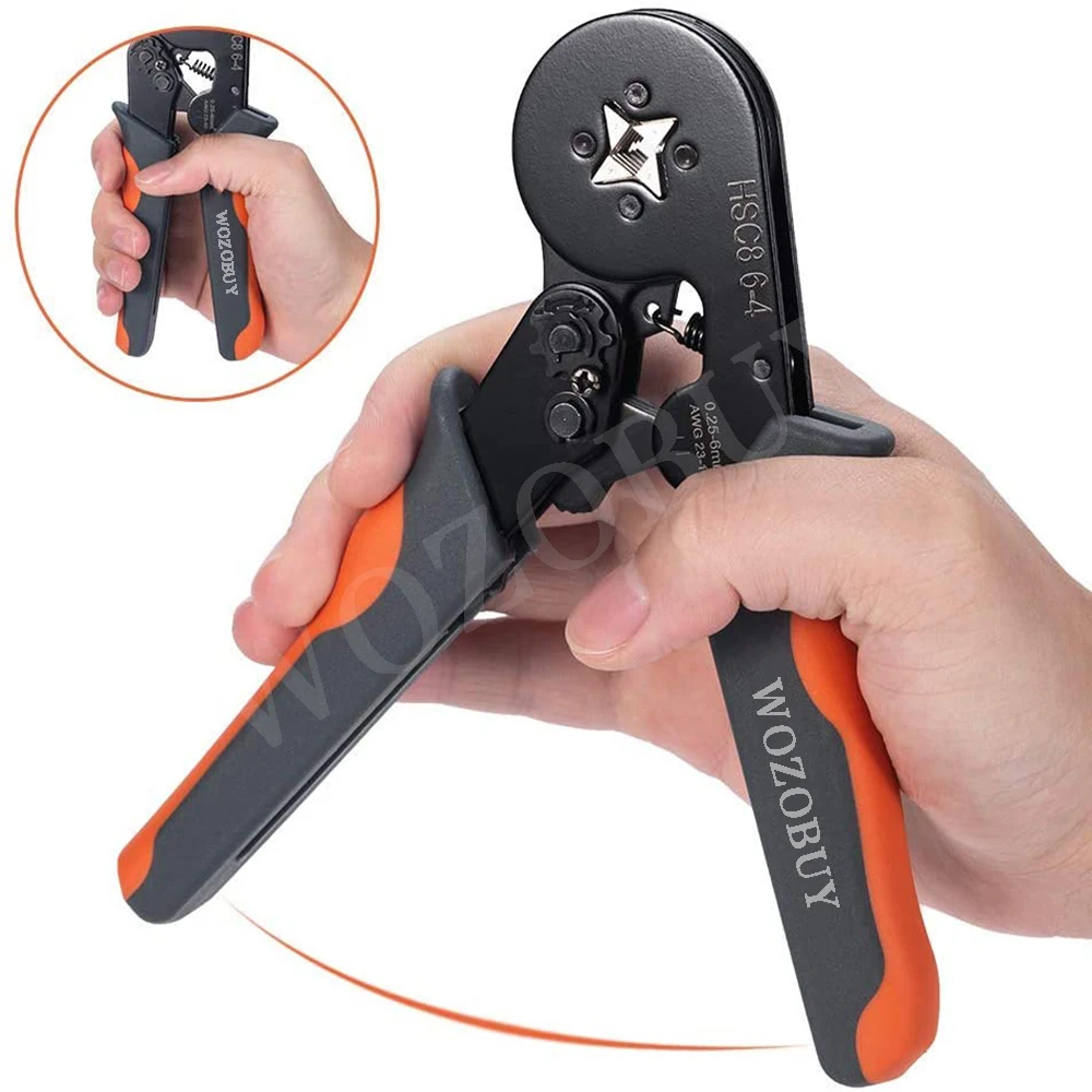 Imagem -03 - Crimper Plier Grupo Auto-ajustável Ratchet Wire Crimping Tool 2000 Wire Terminal Crimp Conectores e Wire End Virola