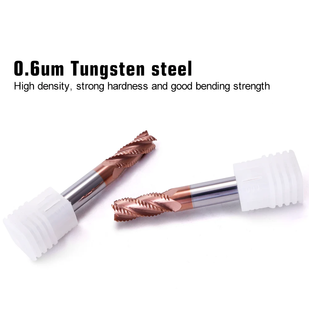 Imagem -05 - Vack Carbide Roughing End Mill Flauta Hrc55 Bits Router mm mm mm 10 mm 12 mm 14 mm 16 mm 18 mm 20 mm Fresa Cnc Aço do Metal