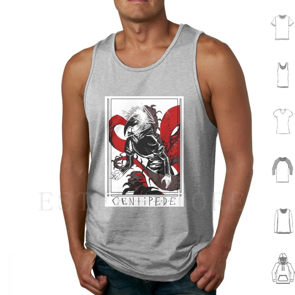 Centipede Tank Tops Vest Ghoul Centipede