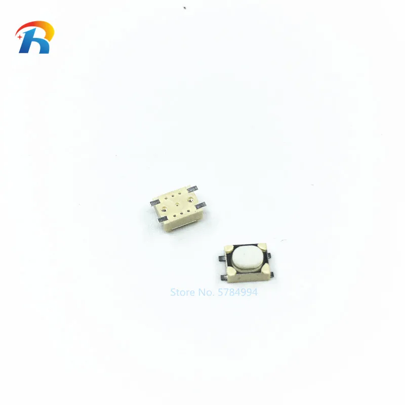 1000pcs/lot 4 PIN microswitch switches push button 3x4x2.5 mini tact switch 3*4*2.5MM 4pin tactile switch Button SMD