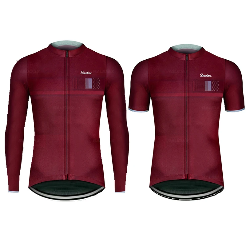 2025 Raudax قمصان ركوب الدراجات رجل طويل الأكمام قمصان ركوب الدراجات دراجة الدراجات مجموعة الملابس ملابس الدراجة الجبلية الترياتلون مايوه Ciclismo #5