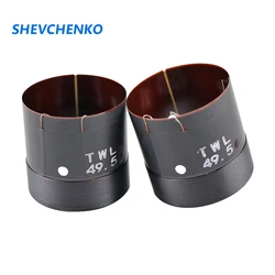 49.5mm Bass Voice Coil Glassfiber Skeleton 2 Layer Copper Wire Woofer Voice Coil For 12Inch Speaker Accessorie 300W-400W