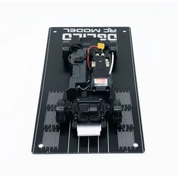 Toe Shunting Board Metal Setup Board 4 Wheel Positioning Measure Toe Angle RC 1:28 for MINI-Q MINI-Z DRZ MINI-D