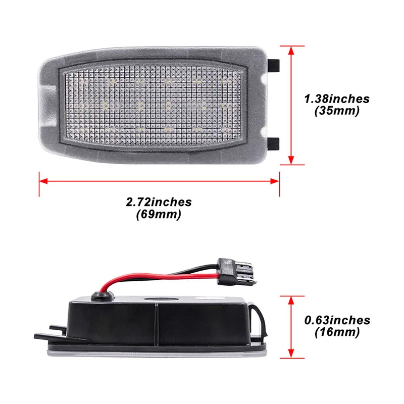 Fits For Land Rover Range Rover 2005-2012 Range Rover Sport 2006-2013 LR2 LR3 LR4 L322 Freelander 2 Led Side Mirror Puddle Light