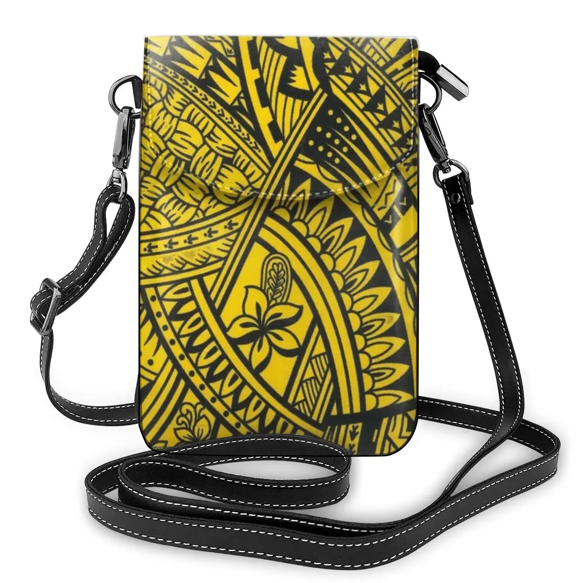 Polynesian Mini Messenger Women Shoulder Bag Leather Women Oblique Satchel Mobile Phone Bag Beach Bag Bolso Mujer Wholesale