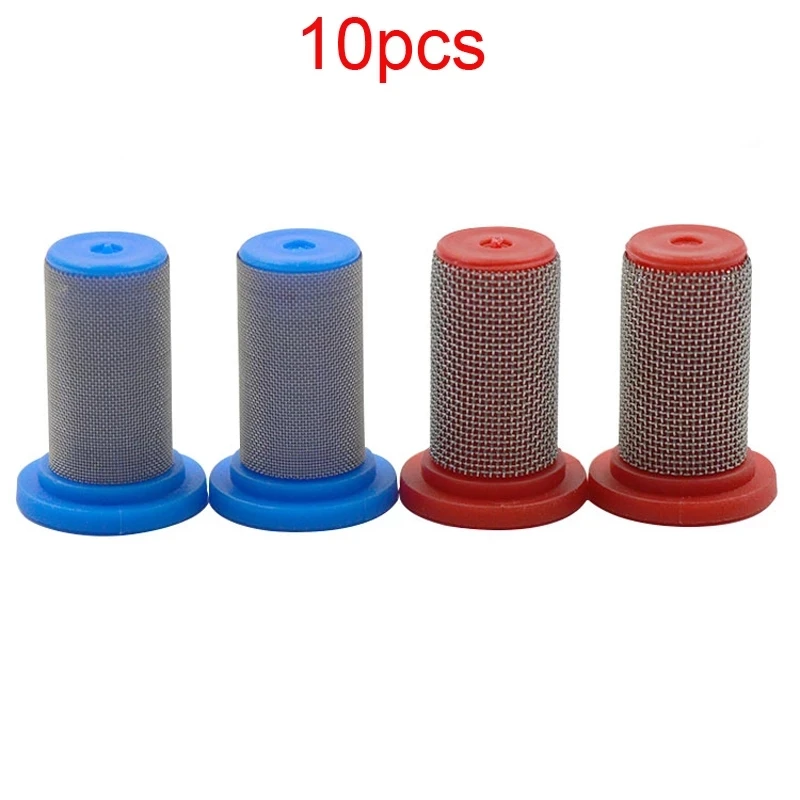

10Pcs Landbouw Pesticide Spray Nozzle Lekkage Preventie Filter Element Rvs Zeef 50/100 Mazen Filtratie