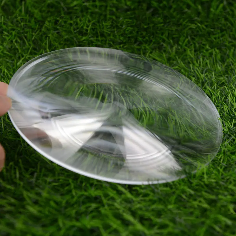 Round Fresnel Lens Circular Optical PMMA Diameter 225mm Solar Condensor Lens Magnifying Glass Focal Length 370mm