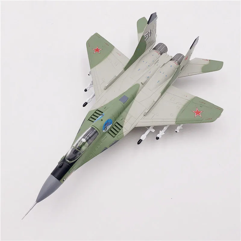 Jason TUTUAircraft Plane model 1:100 Russian Air Force MiG-29 airplane Alloy model diecast 1:100 metal Planes