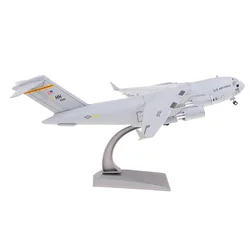 USA C-17 Globemaster III Transport Plane 1:200 Scale Diecast Display Model with Stand for Decoration or Collection Gift