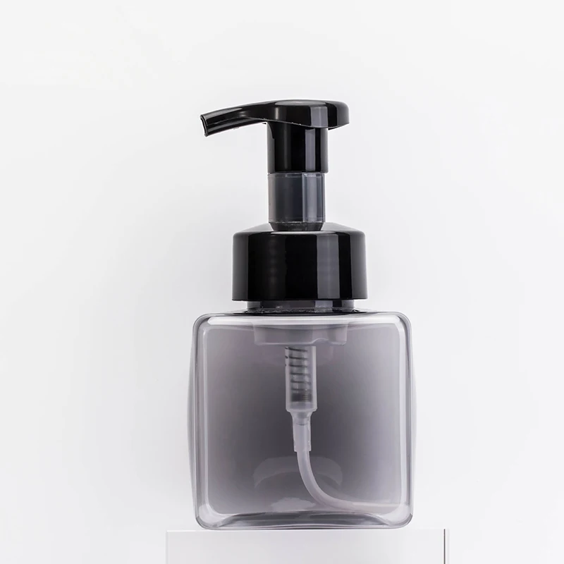 350ML X 12 Square Black Empty Foaming Bottle Liquid Soap Mousse Bottling Shampoo Lotion Shower Gel Foam Pump Bottles