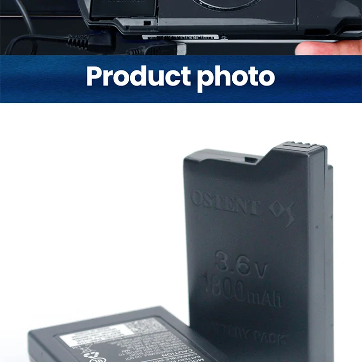 Batteria agli ioni di litio 3600 mAh 3,6 V per console Sony PSP 2000 Batteria agli ioni di litio 3600 mAh 3,6 V per console Sony PSP 2000
