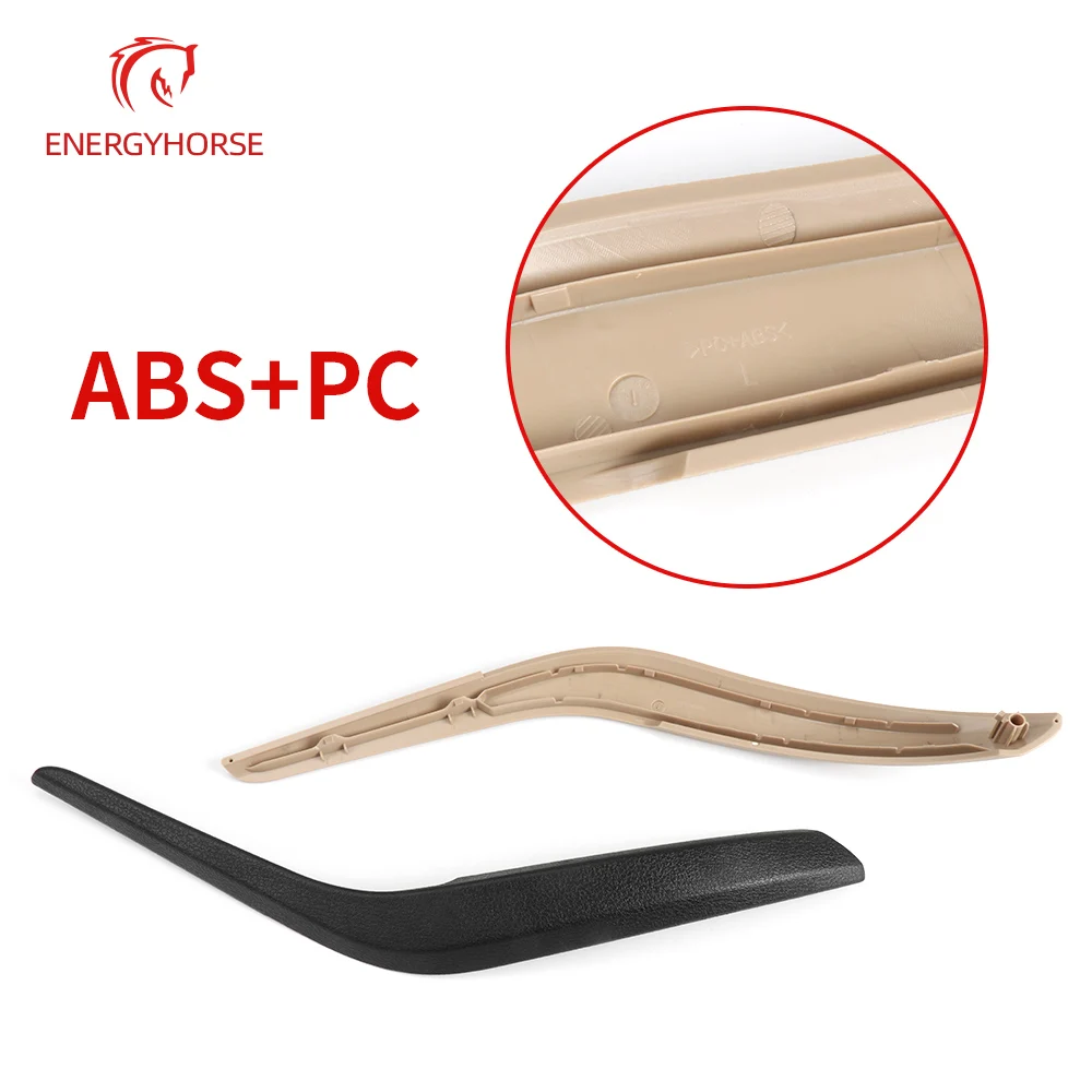 Reposabrazos Interior para puerta de coche BMW, cubierta embellecedora de manija de Panel, color negro y Beige, Original, accesorios para BMW X1 E84